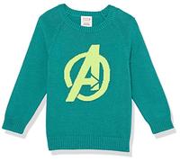 Amazon Essentials Disney | Marvel | Star Wars Pulls ras-du-cou Garçon, Avengers Logo - Boys, 4 ans