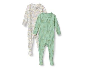 Amazon Essentials Disney - Marvel - Star Wars Pyjama à Pieds en Coton pour bébé et Tout-Petit, Unisexe, imprimé Bambi Nature, 24 Mois
