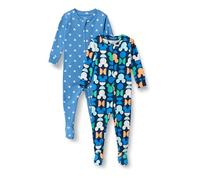 Amazon Essentials Disney - Marvel - Star Wars Pyjama à Pieds en Coton pour bébé et Tout-Petit, Unisexe, Motif Mickey Oh Boy 5
