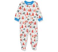 Amazon Essentials Disney | Marvel | Star Wars Pyjamas à Pieds, en Coton, Coupe Ajustée Mixte Bébé, Star Wars Mando Winter - Sleep & Play, 0-3 mois