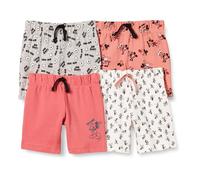 Amazon Essentials Disney | Marvel | Star Wars Shorts Bébé Garçon, Lot de 4, Lot de 4 Mickey Expressions, 3-6 mois