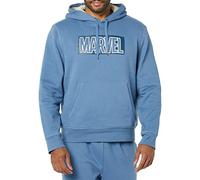 Amazon Essentials Disney | Marvel | Star Wars Sweat-Shirt à Capuche, Doublure Sherpa Homme, Marvel Logo, XL