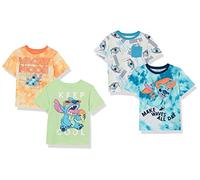 Amazon Essentials Disney | Marvel | Star Wars T-Shirts à Manches Courtes Garçon, Lot de 4, Plage, 11-12 Ans