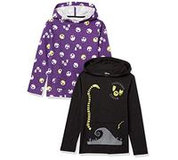 Amazon Essentials Disney | Marvel | Star Wars T-Shirts à Manches Longues et Capuche Légers Garçon, Lot de 2, Nightmare Scream, 6-7 Ans