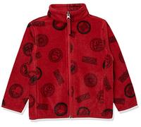 Amazon Essentials Disney | Marvel | Star Wars Veste molletonnée en polaire avec fermeture éclair intégrale Garçon, Marvel Logo, 5 ans