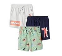 Amazon Essentials Disney Shorts Garçon, Lot de 3, Avengers Action, 3 ans
