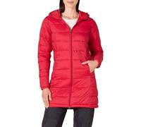 Amazon Essentials Doudoune à Capuche Compacte Légère et Imperméable (Disponible en Grandes Tailles) Femme, Rouge Coquelicot Vif, XL