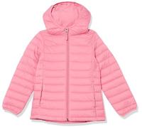 Amazon Essentials Doudoune à Capuche Légère, Paquetable et Résistante à L’Eau Fille, Rose Vif, 5 Ans