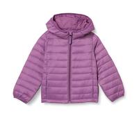 Amazon Essentials Doudoune à Capuche Légère, Paquetable et Résistante à L’Eau Fille, Violet Grisé, 10 Ans