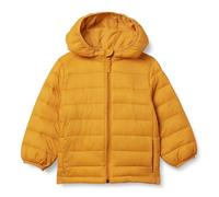 Amazon Essentials Doudoune à Capuche Légère, Paquetable et Résistante à L’Eau Garçon, Jaune Doré, 5 Ans