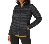 Amazon Essentials Doudoune compacte légère à manches longues résistante à l'eau (disponible en grande taille) Femme, Noir, XL