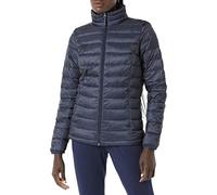 Amazon Essentials Doudoune compacte légère à manches longues résistante à l'eau (disponible en grande taille) Femme, Bleu Marine Guépard, XL Grande taille