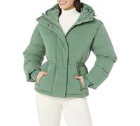 Amazon Essentials Doudoune Courte À Capuche (Disponible en Grande Taille) Femme, Vert Sauge, XL