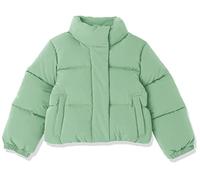 Amazon Essentials Doudoune Courte à Fermeture éclair intégrale pour Petite Fille (Polaire matelassée Mate ou Sherpa), Vert Sauge, Taille 2T