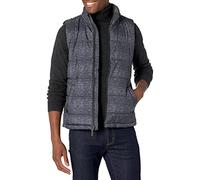 Amazon Essentials Doudoune Isolante Doublée en Polaire d’Épaisseur Moyenne Homme, Charbon Chiné, M