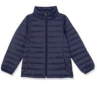 Amazon Essentials Doudoune Légère à Col Montant, Paquetable et Résistante à L’Eau Fille, Bleu Marine, 5 ans
