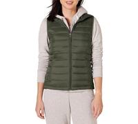 Amazon Essentials Doudoune Pliable Imperméable Légère Femme, Vert Olive, XL