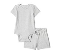 Amazon Essentials Ensemble Body et Short Côtelés en Coton Doux Mixte bébé, Packs Multiples