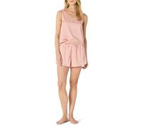 Amazon Essentials Ensemble de Vêtements de Nuit, Débardeur et Short en Satin Femme, Rosé Grisé, XL