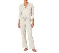 Amazon Essentials Ensemble pyjama en coton modal à manches longues et bas pleine longueur pour femme - Beige - 5XL Plus