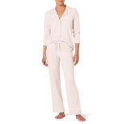 Amazon Essentials Ensemble pyjama pour femme en coton modal à manches longues et bas pleine longueur, rose pâle, taille XXL plus