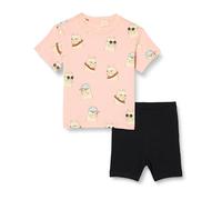 Amazon Essentials Ensemble t-Shirt et Short de vélo Fille, Chat Cool/Noir, 11-12 Ans