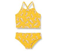 Amazon Essentials Ensemble Tankini Fille, Jaune Doré Beige Léopard, 8 Ans