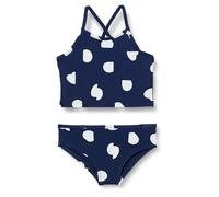 Amazon Essentials Ensemble Tankini pour Fille, Bleu foncé, Ivoire, Pois Abstraits, Taille L