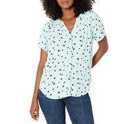Amazon Essentials Femme Blouse Tissée à Manches Courtes et Coupe Décontractée