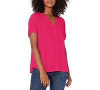 Amazon Essentials Femme Blouse Tissée à Manches Courtes et Coupe Décontractée