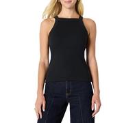 Amazon Essentials Femme Débardeur Côtelé à Encolure Haute, Extensibilité Constante, Coupe Ajustée