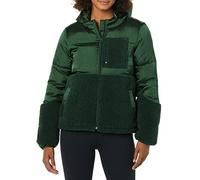 Amazon Essentials Femme Doudoune à Capuche en Polaire Sherpa Entièrement Zippée