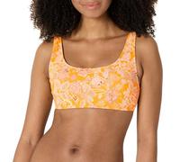 Amazon Essentials Femme Maillot de Bain Crop Top à Col Rond