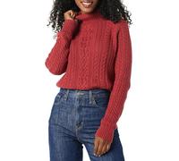 Amazon Essentials Femme Pull Col Roulé en Maille Torsadée Style Irlandais (Grandes Tailles Disponibles)