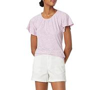 Amazon Essentials Femme T-Shirt à Col Rond Ouvert à Manches Capes, Coupe Classique