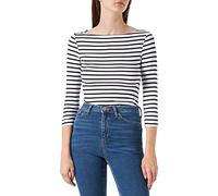 Amazon Essentials Femme T-shirt Col Bateau Coupe Ajustée à Manches 3/4
