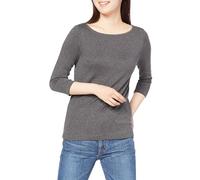 Amazon Essentials Femme T-shirt Col Bateau Coupe Ajustée à Manches 3/4