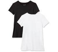 Amazon Essentials Femme Tech Stretch T-Shirt Col Rond à Manches Courtes
