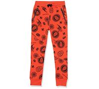 Amazon Essentials Fille Pantalon de Jogging avec Poches Zippées, en Molleton (Déjà Spotted Zebra)