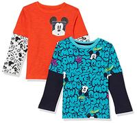 Amazon Essentials Fille T-Shirts 2-en-1 à Manches Longues