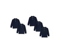 Amazon Essentials Garçon Polos en Piqué à Manches Longues