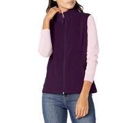 Amazon Essentials Gilet Polaire Doux sans Manches À Coupe Classique (Disponible en Grande Taille) Femme, Violet Foncé, L
