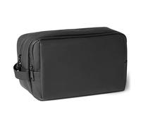 Amazon Essentials Grand sac de voyage pour cosmétiques, kit de rasage, 25,4 cm, Noir