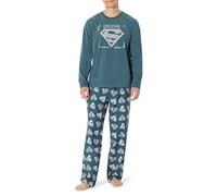 Amazon Essentials Harry Potter - DC Comics - Looney Tunes Ensembles de Pyjama en Flanelle Homme, Superman, XXL