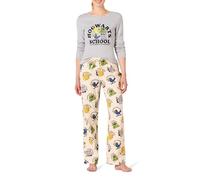 Amazon Essentials Harry Potter | Looney Tunes Pyjama avec Pantalon Léger en Flanelle et T-Shirt à Manches Longues Femme, Harry Potter Poudlard - Femmes, XL