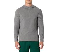 Amazon Essentials Haut d’Entraînement et de Course à Pied à Manches Longues, Fermeture Zippée sur Le Haut, Tissu Technique Doux et Léger, Coupe Athlétique Homme, Gris Teinture Spatiale, XL
