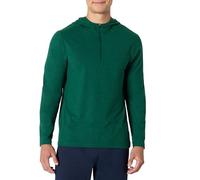 Amazon Essentials Haut d’Entraînement et de Course à Pied à Manches Longues, Fermeture Zippée sur Le Haut, Tissu Technique Doux et Léger, Coupe Athlétique Homme, Vert Teinture Spatiale, XXL
