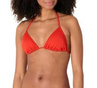 Amazon Essentials Haut de Bikini Triangle Femme, Rouge Coquelicot Vif, 40