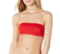Amazon Essentials Haut de Maillot de Bain Bandeau Femme, Rouge Coquelicot Vif, 38