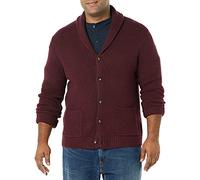 Amazon Essentials Homme Cardigan à Manches Longues et Col Châle, Doux Au Toucher